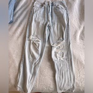 Zara baggy ripped jeans